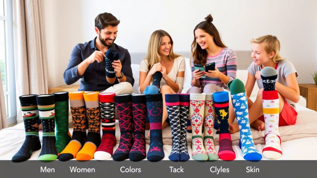 Chaussettes pour homme, femme et enfant